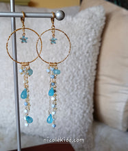 Load image into Gallery viewer, Callas: Statement Chandeliers (Blue, White, Pink)
