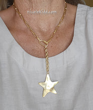 Load image into Gallery viewer, ⭐GOLD STAR & Baroque Pearls (GRAY & WHITE) & Satin Gold Toggle