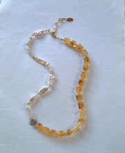 Load image into Gallery viewer, Ambrosia (Biwa Pearls & Labradorite & Citrines)