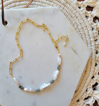 Load image into Gallery viewer, LUNA (Biwa Pearl & Labradorite)