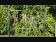 Load and play video in Gallery viewer, Spring Fling 🌸: Amethyst, Fluorite Quartz, Ruby, Moss Kyanite (Purple, Red, Blue, Green)
