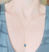 Load image into Gallery viewer, Autumn Elegance Apatite (Mixed Metal & Gold & Teal Blue)