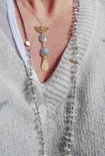 Load image into Gallery viewer, Gemstone Gold Drops 💧 (Mixed Metal & Gold)