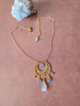 Load image into Gallery viewer, Glacier Lake Designs 💧 (Blue & Gold & Pearls)