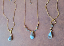 Load image into Gallery viewer, Glacier Lake Designs 💧 (Blue & Gold & Pearls)