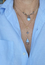 Load image into Gallery viewer, Glacier Lake Designs 💧 (Blue & Gold & Pearls)