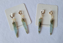 Load image into Gallery viewer, Lemuria: Blue Aquatine Calcite Daggers (Blue & gold)