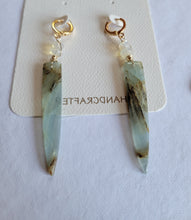 Load image into Gallery viewer, Lemuria: Blue Aquatine Calcite Daggers (Blue & gold)