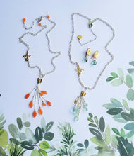 Load image into Gallery viewer, Gemstone Waterfalls 💧 (Green, Blue, Orange & Silver and Gold)