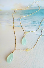 Load image into Gallery viewer, Sky-blue Reveries: Opal Accent Chalcedony (Gold, Silver, Blue)