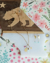 Load image into Gallery viewer, Charming Circle with Butterfly 🦋 & Gemstones (Gold, Red, Blue)