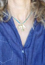 Load image into Gallery viewer, Soar with Love 💜(Gold & Pink & Turquoise)