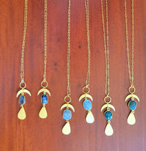 Load image into Gallery viewer, Kyanite Elegance (Mixed Metal & Gold & Denim Blues)