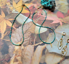Load image into Gallery viewer, ✧ December Turquoise: Confetti Gold & Diamonds (turqoise and gold) ✧
