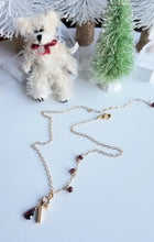 Load image into Gallery viewer, January birthstone: Garnet (Gold & Red)