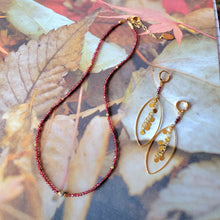 Load image into Gallery viewer, ✧ Garnet Stars: Confetti Gold & Diamonds (red and gold) ✧