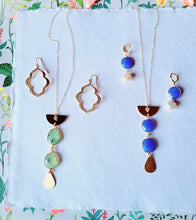 Load image into Gallery viewer, Gemstone Gold Drops 💧 (Mixed Metal & Gold)