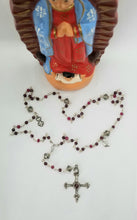 Load image into Gallery viewer, Radiate your Inner Madonna🙏📿: GRACE Rosary (Red, Silver & Ruby)