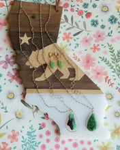 Load image into Gallery viewer, Verdant Beauties 🌴 for Truth & Abundance: Chrysoprase & Green Jade (Gold)