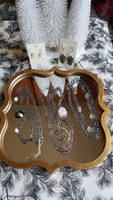 Load image into Gallery viewer, Gunmetal Jane: Star, Moonstone, Labradorite or Rosequartz (White, Pink, Gray)
