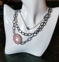 Load image into Gallery viewer, Gunmetal Jane: Star, Moonstone, Labradorite or Rosequartz (White, Pink, Gray)