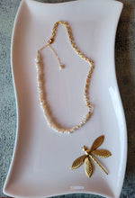 Load image into Gallery viewer, Summer Gold Lore (Turquoise & White & Silver Freshwater Pearls 🦪)