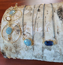 Load image into Gallery viewer, Kyanite Elegance (Mixed Metal & Gold & Denim Blues)
