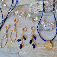 Load image into Gallery viewer, ✧ Lapis Stars: Confetti Gold or with Gold Star (blue and gold) ✧