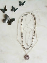 Load image into Gallery viewer, LinkedIn: Silver Trio with charms (Hit refresh on ZOOM calls 😍)