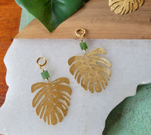 Load image into Gallery viewer, Monstera Bijou: Gold with Green White Blue