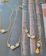 Load image into Gallery viewer, Moonstone Elegance (Mixed Metal &amp; Gold &amp; Moonstone)
