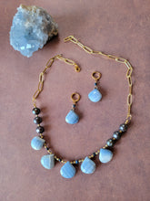 Load image into Gallery viewer, Glacier Lake Designs 💧 (Blue & Gold & Pearls)