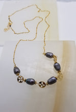 Load image into Gallery viewer, Pearly Grace (Gray Pearls & Gold)