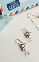 Load image into Gallery viewer, Spring Rain: Blue Cloud (Silver & Sky Blue Aquamarine / March Birthstone)