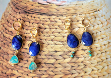 Load image into Gallery viewer, Gemstone Bezel Classic (Turquoise & Orange & Green)