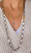 Load image into Gallery viewer, Sparkles ๐: Quartz in Mixed Metals (Gold & Oxi Silver)