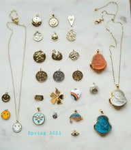 Load image into Gallery viewer, LinkedIn: Lucky 🍀 Paperclip (Gold & Lucky Charms: Happy Buddha, Shamrock 🍀)