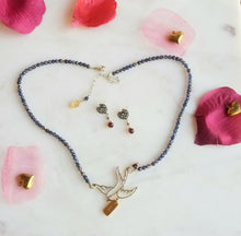Load image into Gallery viewer, Swallow 🐦💌: Messenger of Love & Hope (Silver & Gold, Blue & Pink)