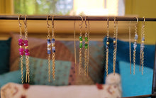 Load image into Gallery viewer, Gemstone-U-Threaders: Diamond, Ruby, Sapphire, Diopside (Black, Red, Blue, Green)-