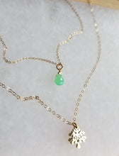 Load image into Gallery viewer, Tree of Life 🌲 🌳 with Gemstone (Silver & Gold Green & Taurus)