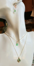Load image into Gallery viewer, Verdant Beauties 🌴 for Truth & Abundance: Chrysoprase & Green Jade (Gold)