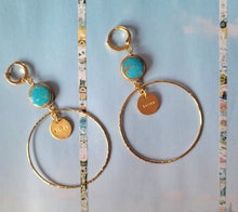 Load image into Gallery viewer, Karma Turquoise (Marquise & Circles)