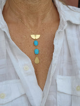 Load image into Gallery viewer, Gemstone Gold Drops 💧 (Mixed Metal & Gold)