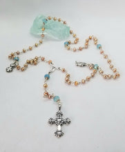 Load image into Gallery viewer, Radiate your Inner Madonna ♰🙏📿: Virtue (Champage & Silver & Blue)