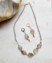 Load image into Gallery viewer, Gemstone Gold Drops 💧 (Mixed Metal & Gold)