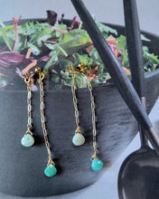 Load image into Gallery viewer, Gemstone Gold Threaders ❤ (Bridal)