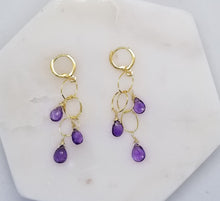 Load image into Gallery viewer, Spring Fling 🌸: Amethyst, Fluorite Quartz, Ruby, Moss Kyanite (Purple, Red, Blue, Green)