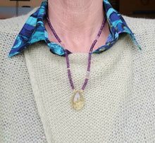 Load image into Gallery viewer, Amethyst Lemon Quartz Rockstar (Purple 💜 & Yellow) (🏷️ REDUCED)