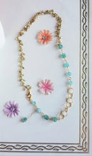 Load image into Gallery viewer, Apatite Confetti (Gold & Blue Turquoise)