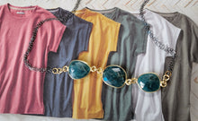 Load image into Gallery viewer, Autumn Elegance Apatite (Mixed Metal & Gold & Teal Blue)